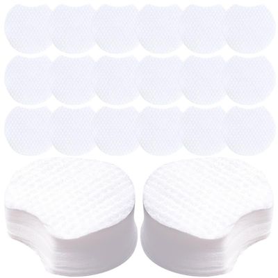 FOMIYES Semi-Circular Unloading Cotton Pads - Disposable Makeup Remover Rounds for Daily Cleansing Soft and Thick Face Wipe Pads 2.28 X 2.28 Inch Perfect for Makeup Removal