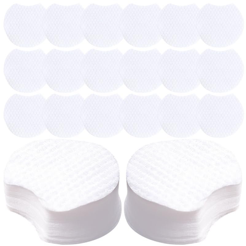 FOMIYES Semi-Circular Unloading Cotton Pads - Disposable Makeup Remover Rounds for Daily Cleansing Soft and Thick Face Wipe Pads 2.28 X 2.28 Inch Perfect for Makeup Removal
