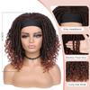 Hanne Fashion Faux Locs Headband Wig Short Dreadlock Wigs Goddess Hand Braided Twist Synthetic Wigs for Black Women Curly Dreadlock Locs Wig 1B/350# view 3