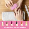 Nail Buffers (60 Pack), Buffer Block Nail File for Acrylic Nails and Natural Nails, 100/180 Grit Small Nail Buffer Block Bulk Buffing Blocks for Nail Buff Professional Manicure File Blocks Set Pink view 2