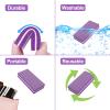 Nail Buffers (60 Pack), Buffer Block Nail File for Acrylic Nails and Natural Nails, 100/180 Grit Small Nail Buffer Block Bulk Buffing Blocks for Nail Buff Professional Manicure File Blocks Set Purple view 3