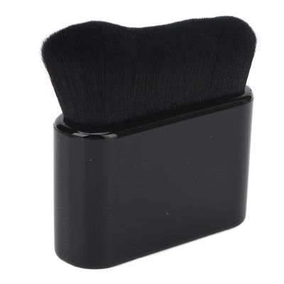 Dioche Flat Tanning Brush Large Size Black Blending Body Makeup Brush for Self Tanner Application Comfortable Face Brush for Body and Leg Makeup