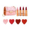 Knixhult Velvet Matte Lipstick Set with Glamour Chain Pouc, 2023 New 4 Colors Waterproof Matte Lipstick Set, Long Lasting Lip Stick Set Elegant Leather Chain Bag view 1