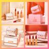 Knixhult Velvet Matte Lipstick Set with Glamour Chain Pouc, 2023 New 4 Colors Waterproof Matte Lipstick Set, Long Lasting Lip Stick Set Elegant Leather Chain Bag view 2
