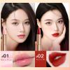 Knixhult Velvet Matte Lipstick Set with Glamour Chain Pouc, 2023 New 4 Colors Waterproof Matte Lipstick Set, Long Lasting Lip Stick Set Elegant Leather Chain Bag view 3