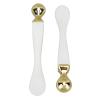 2pcs Metal Face Mask Spoon Anti Wrinkle Eye Fatigue Relief Massage Stick Cream Scoop, Metal Eye Cream Applicator Face Roller Massager Tool, Reducing Puffiness Wrinkle view 1