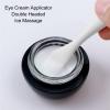 2pcs Metal Face Mask Spoon Anti Wrinkle Eye Fatigue Relief Massage Stick Cream Scoop, Metal Eye Cream Applicator Face Roller Massager Tool, Reducing Puffiness Wrinkle view 4