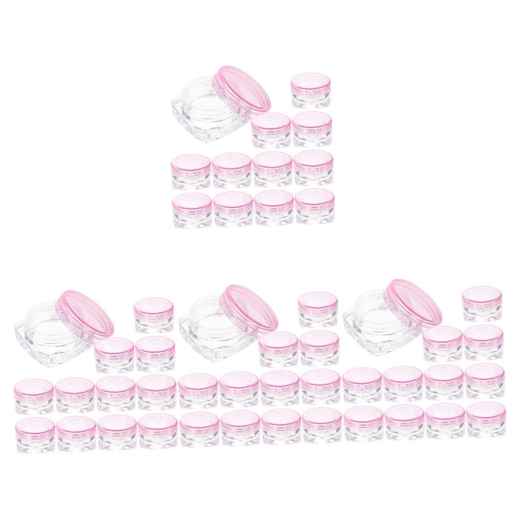 FOMIYES 48pcs Refillable Cream Jars for Travel Lightweight Makeup Storage Containers for Face Cream Lotion and More Durable and Leak-resistant Cosmetic Bottles