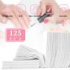 BOMOQING 125PCS Disposable Nail Art Table Mat, Waterproof Nail Tips Art Table Towels Mat, 3 Ply Nail Napkins for Acrylic, Nail Art Mat Paper Sheet, Nail Tips Art Waterproof Pad for Salon Manicure view 2