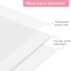 BOMOQING 125PCS Disposable Nail Art Table Mat, Waterproof Nail Tips Art Table Towels Mat, 3 Ply Nail Napkins for Acrylic, Nail Art Mat Paper Sheet, Nail Tips Art Waterproof Pad for Salon Manicure view 3