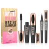 Joyeee 2 Pack Mascara Eyeliner Set, 4D Silk Fiber Eyelash Mascara and Liquid Eyeliner, Thicker Voluminous Eyelashes, Long-Lasting Waterproof Smudge-Proof Eyes Makeup Kit(05) view 1
