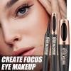 Joyeee 2 Pack Mascara Eyeliner Set, 4D Silk Fiber Eyelash Mascara and Liquid Eyeliner, Thicker Voluminous Eyelashes, Long-Lasting Waterproof Smudge-Proof Eyes Makeup Kit(05) view 2