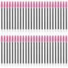 FOMIYES 50pcs Disposable Eyelash and Eyebrow Brushes Dual- Makeup Applicators for Mascara and Brow Grooming and Material for Professional and Home Use view 1