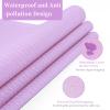 BOMOQING 125PCS Disposable Nail Art Table Mat, Waterproof Nail Tips Art Table Towels Mat, 3 Ply Nail Napkins for Acrylic, Nail Art Mat Paper Sheet, Nail Tips Art Waterproof Pad for SalonPurple view 4