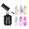 Beetles Nail Blooming Gel 15ml Clear Uv Led Blossom Gel Polish Soak off Nail Art Design Manicure with Nail Art Rhinestone Glue Set with 2 Dual Purpose Brush Pen view 2