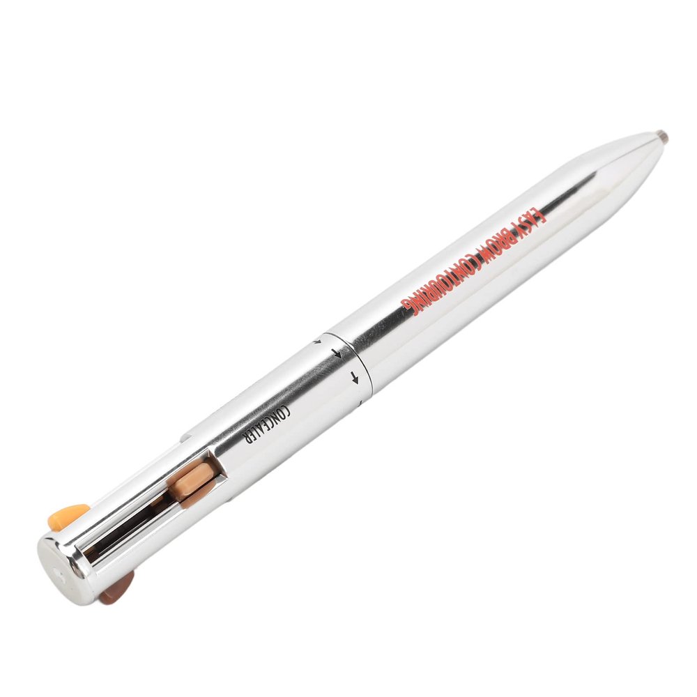 4 In1 Eyebrow, Concealer 4 Colors Eyebrow Pen Waterproof for Beauty (2# Medium)