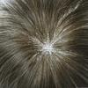 Toupee for Men Hairpiece Human Hair Replacement Systems French Lace Front Mens Toupee Bleached Knots Natural Hairline Swiss lace Hair Systems for Men Grey Black Brown Blone Male Wig Unit(8X10"-100% density#610 Light Brown with 10% Gray ) view 4