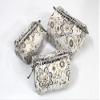 Set of 3 Pieces Toiletry Bag, Indian Cotton Floral Hand Block Print Travel bag, Jaipuri Make up Pouch, Ethnic Quilted Wash Bag, Shaving Kit view 3