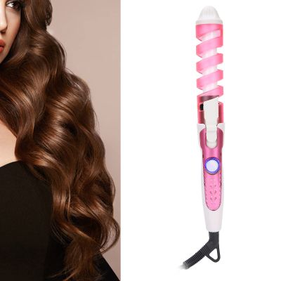 Spiral Curling Iron Hair Curler Automatic Easy to Use Wand for Long 1 1 2 Inch Wands and Crimp Irons The Sets 1.25 Re Elec