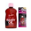 Vacation Baby Oil SPF 30 & Air Freshener Bundle, Hydrating & Nourishing, Mineral-Oil Free, Lightweight Formula, Transparent On All Skin Tones, Travel Size Sunscreen, 3.4 Fl. Oz. view 1