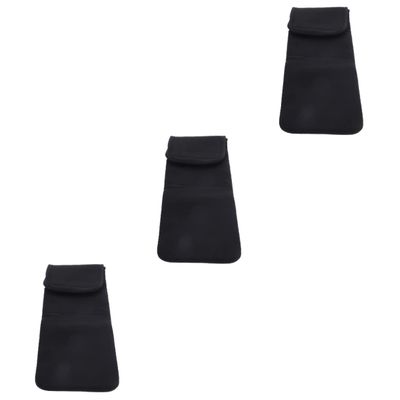 Beavorty 3pcs Hair Styling Tool Container Double-Deck Storage Bag Curling Pouch Heat-Resistant Neoprene