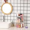 360 degree CQ acrylic bathroom rotating makeup box, 4-layer adjustable makeup storage box and makeup shelf display box view 3