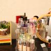 360 degree CQ acrylic bathroom rotating makeup box, 4-layer adjustable makeup storage box and makeup shelf display box view 4