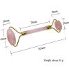 YEDECOR Jade Roller Massager and Gua Sha Set - Beauty Roller & Guasha Tool for Face, Eye, Neck, Body - Natural Healing Crystal for Massage, Beauty Skin Care,GreenJasper view 4