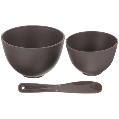 Healvian 1set Silicone Wax Melting Bowl with Stirring Stick Nonstick Mask Mixing Container for Facial Treatments Hairdressing Oil and Home Use Temperature Resistant and Design