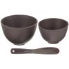 Healvian 1set Silicone Wax Melting Bowl with Stirring Stick Nonstick Mask Mixing Container for Facial Treatments Hairdressing Oil and Home Use Temperature Resistant and Design view 1