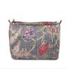 Set of 3 Pieces Indian Cotton Floral Print Toiletry Bag, Travel bag, Make up Pouch, Quilted Wash Bag, Shaving Kit, Vanity Case Hand Purse view 1