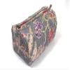 Set of 3 Pieces Indian Cotton Floral Print Toiletry Bag, Travel bag, Make up Pouch, Quilted Wash Bag, Shaving Kit, Vanity Case Hand Purse view 2