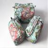 Set of 3 Pieces Gadget Bag, Indian Cotton Handmade Floral Hand Block Print Toiletry Bag Storage, Quilt Wash Bag, Cosmetic Pouch,Travel Bag view 3