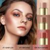 FALOCUTUS 3 Pcs MEDIUM Contour Stick Set,Cream Blush & Highlighter Bronzer Pen,Long Lasting & Smooth Natural Face Contouring Illuminator,Professional Makeup Kit for All Skin view 2