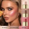FALOCUTUS 3 Pcs LIGHT-MEDIUM Contour Stick Set,Cream Blush & Highlighter Bronzer Pen,Long Lasting & Smooth Natural Face Contouring Illuminator,Professional Makeup Kit for All Skin view 2