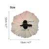 Koolgil Women's Bohemia Peony Flowers Hairpin Hair Clip Flower Brooch for Travel Party Festivals PF-11 (Cream) (Pack of 1) view 2