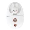 Mist Sprayer, Cute Animal Mini Face Steamer Portable Mist Sprayer Steamer for Travelling 35ml 500mah (White) view 1
