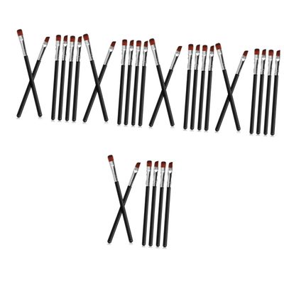 FOMIYES 30pcs Eyebrow Brush Professional Angled and Flat Makeup Applicators for Natural Eyebrow Shaping and Filling for Makeup and Professionals
