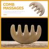 FOMIYES Massage Comb - Premium Ox Horn Scalp Massager Tool for Head Massage Lightweight & Compact Design for Healthy Hair Suitable for Wet or Dry Hair view 2