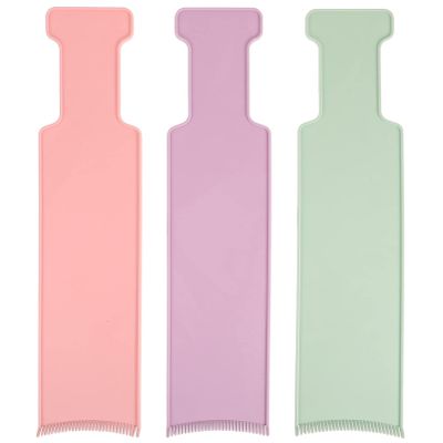 Beaupretty 3pcs Hair Highlighting Comb Hair Coloring Boards for Salon Use for Neat Highlights and Easy Application and Colors