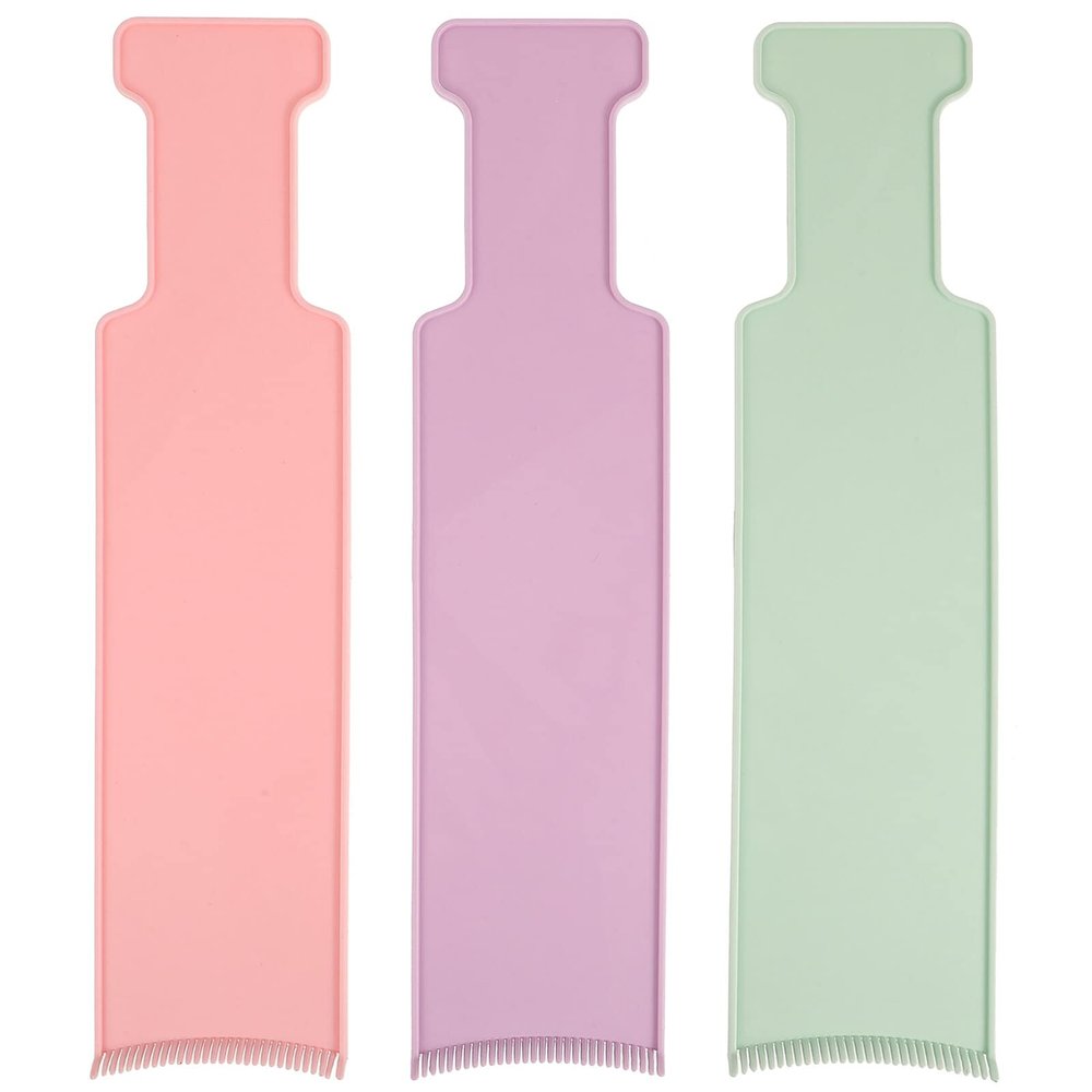 Beaupretty 3pcs Hair Highlighting Comb Hair Coloring Boards for Salon Use for Neat Highlights and Easy Application and Colors