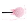 FOMIYES 2pcs Makeup Powder Puff Fluffy Face Powder Puff Handle Makeup Setting Pads view 2