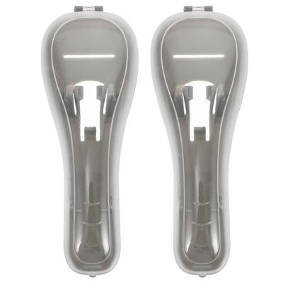 Beaupretty 2pcs Travel Case Portable Manual Holder for Home Outdoor Use Lightweight Protector Grey Color