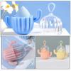 Cabilock 2sets Makeup Sponge Holder Set Travel Foundation Storage Container 5pcs*2 view 4