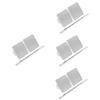 BESPORTBLE 4sets Stainless Steel Polish Mix Palette Mixing Spatula Nail Art Tools for Gel Polish Foundation Eyeshadow Personal Traveling Home Shows view 1