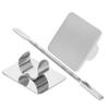 BESPORTBLE 4sets Stainless Steel Polish Mix Palette Mixing Spatula Nail Art Tools for Gel Polish Foundation Eyeshadow Personal Traveling Home Shows view 3