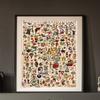 PosterOffice Sailor Jerry Tattoo Flash - Fine Art Print 24x36 Archival Printing on Fine Art Watercolor Paper - An Authentic Print with Holographic Sequential Numbering. view 2