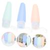 Beaupretty 3pcs Silicone Travel Bottles for Toiletries Each Leakproof Containers for Shampoo Lotion and Conditioner for Travel and Outdoor Use view 4