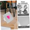 INOOMP 4sets Nail for Girls Mixing Plate Spatula Stainless Steel Beauty Tools for Salons Home view 3