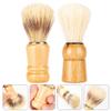 FOMIYES Mens Men 2pcs Beard Brush for Men Wood Mens Shave Brush Father's Day Shave Accessory Wood Brush Brush s Shaving Brush view 4